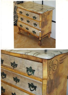 painting, furniture painting, Izhar Rott,