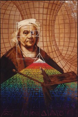 painting, psychedelic art, Izhar Rott, Rembrandt