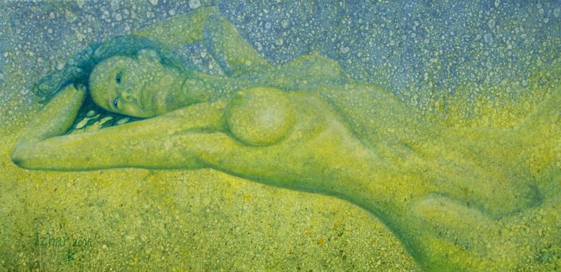 painting, naked art, Izhar Rott,