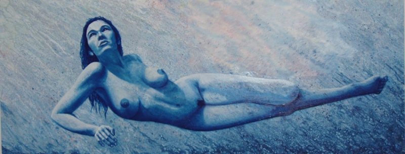 painting, naked art, Izhar Rott,