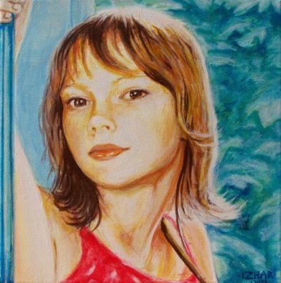 painting, portrait art, Izhar Rott,