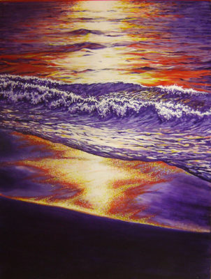 painting, sea art, Izhar Rott,