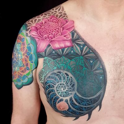 Izhar Rott Cover-up Tattoo
