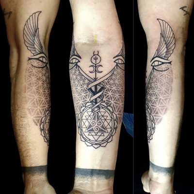 Izhar Rott Geometric Tattoo