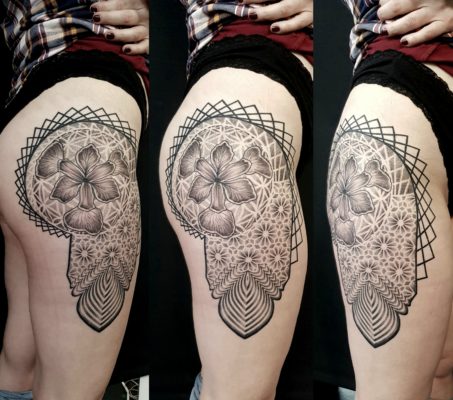 Izhar Rott Geometric Tattoo