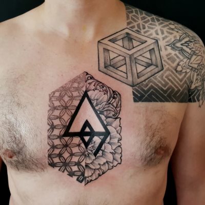 Izhar Rott Geometric Tattoo