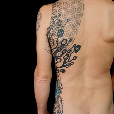 Izhar Rott Psychedelic Tattoo