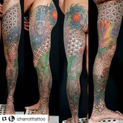 Izhar Rott Psychedelic Tattoo