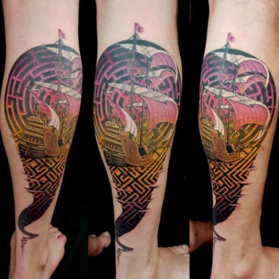 Izhar Rott Pirate Tattoo