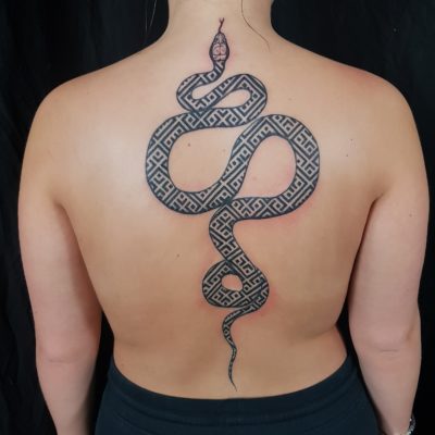 Izhar Rott Snake Tattoo