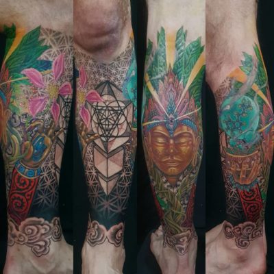 Izhar Rott Psychedelic Tattoo