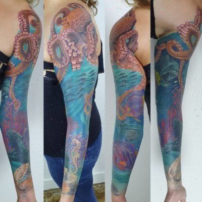 Izhar Rott Tattoo under the sea