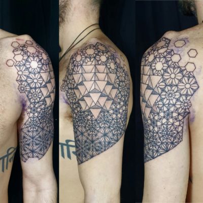 Izhar Rott Geometric Tattoo