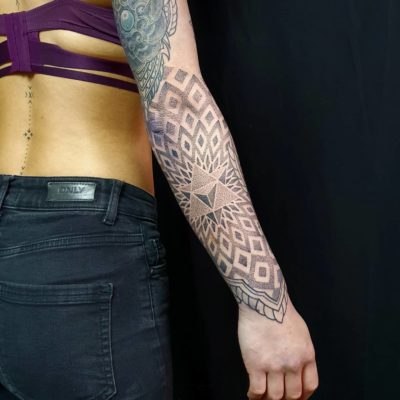 Izhar Rott Geometric Tattoo