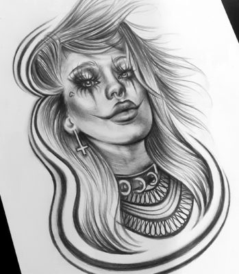 Manon Light Art Painting, reaistic drawing,