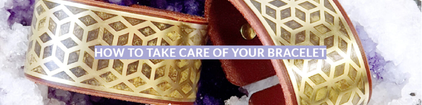 Two handmade bracelets, how to take care  of your bracelet