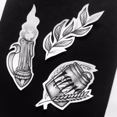 Lightart tattoo, tattoo flash, tattoo designs