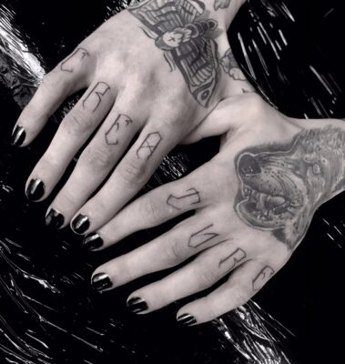 Lightart tattoo, calligraphy, tattoo design, tattoo flash