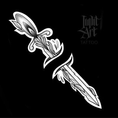 flash design tattoo, sword tattoo design, Lightart tattoo