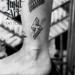 Lightart tattoo, flash tattoo, small tattoo