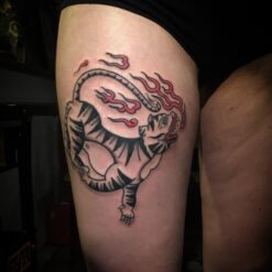 right_on_mountain_tattoo | Jevin tattoo Amsterdam