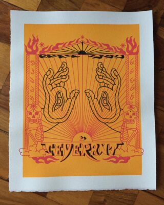 Right on Mountain Tattoo, Psychedelic Propaganda Art