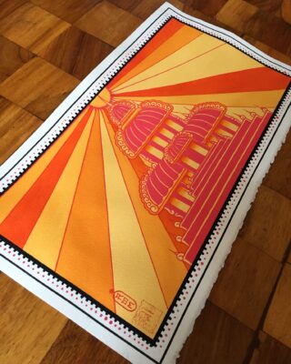 Right on Mountain Tattoo, Psychedelic Propaganda Art