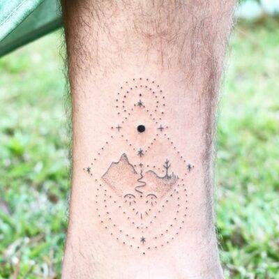 Emily Ink & Earth hand poke tattoo artist