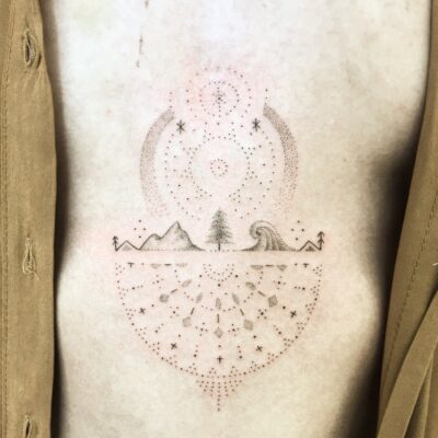 Emily Ink & Earth hand poke tattoo artist