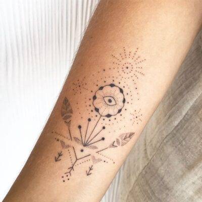 Emily Ink & Earth hand poke tattoo artist