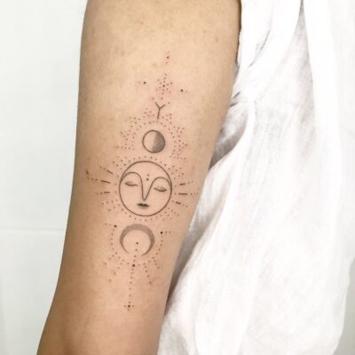 Emily Ink & Earth hand poke tattoo artist