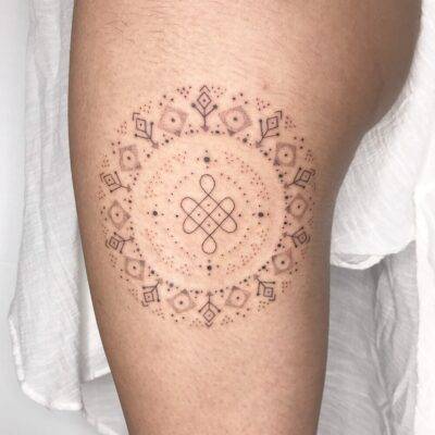 Emily Ink & Earth hand poke tattoo artist