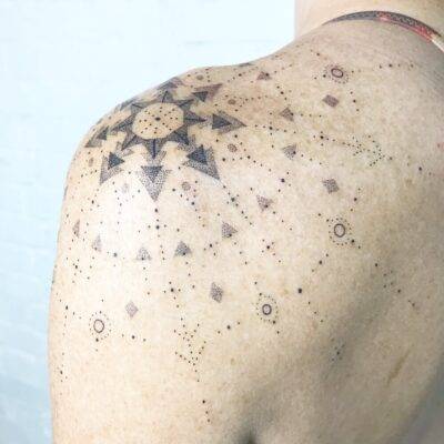 Emily Ink & Earth hand poke tattoo artist