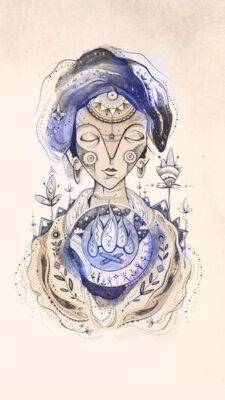 Emily Ink & Earth hand poke tattoo artist