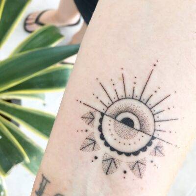 Emily Ink & Earth hand poke tattoo artist