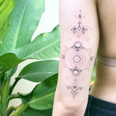 Emily Ink & Earth hand poke tattoo artist