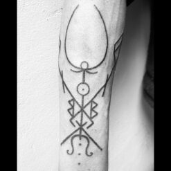 Ritual Bear tattoos, Symbols and sacred tattoos, handpoke tattoo