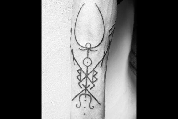 Ritual Bear tattoos, Symbols and sacred tattoos, handpoke tattoo