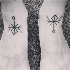 Ritual Bear tattoos, Symbols and sacred tattoos, handpoke tattoo