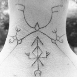 Ritual Bear tattoos, Symbols and sacred tattoos, handpoke tattoo